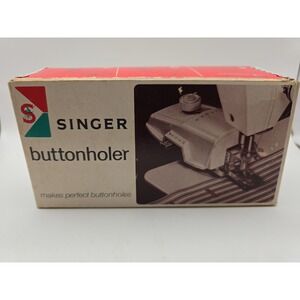 Vintage 1960s Singer Buttonholer With Attachments No. 489500 Or No. 489510